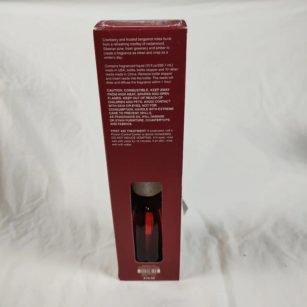 Pier 1 Imports Cranberry Balsam Red Diffuser 10fl oz